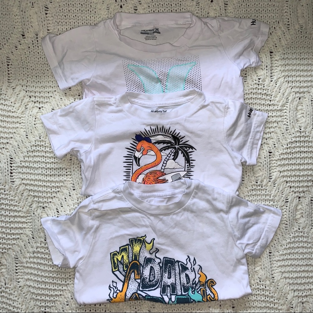 3 hurley shirts set